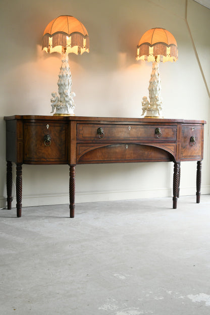 Large Georgian Mahogany Sideboard