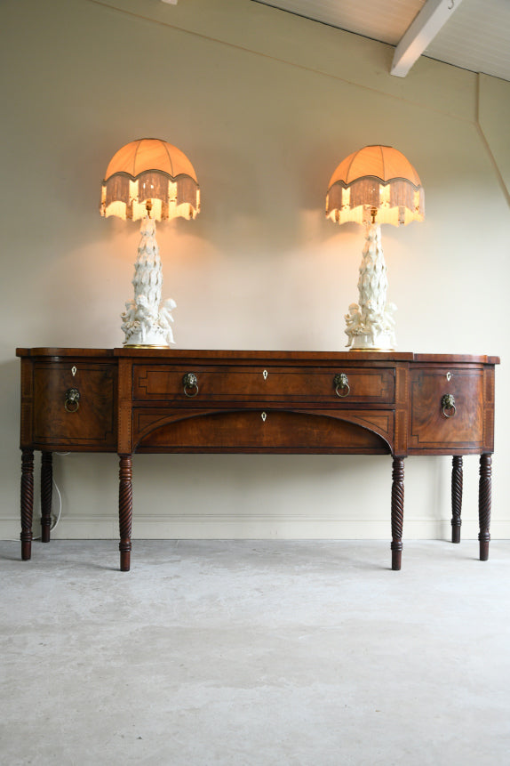 Large Georgian Mahogany Sideboard