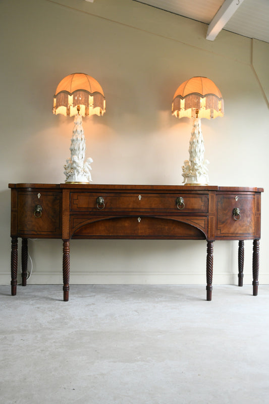 Large Georgian Mahogany Sideboard
