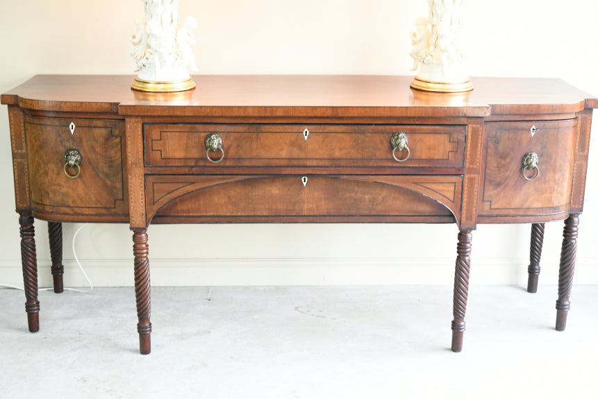 Large Georgian Mahogany Sideboard