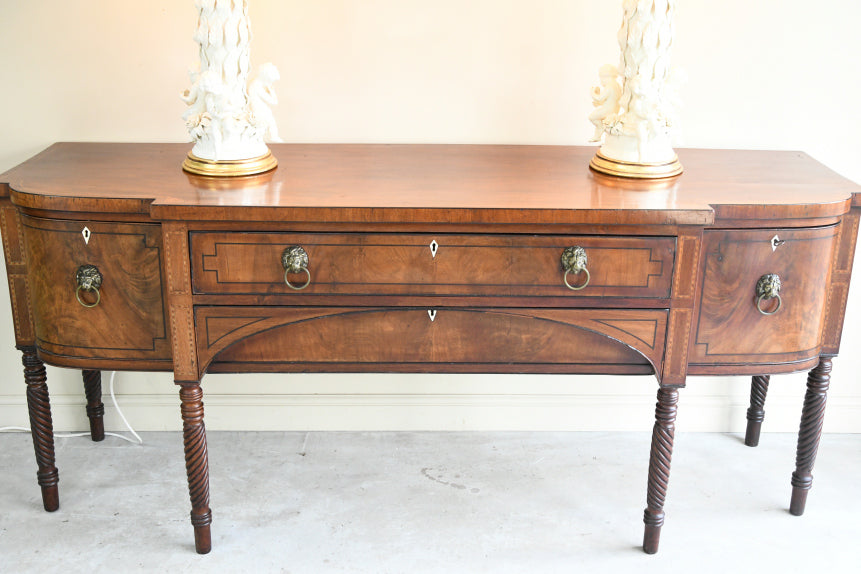 Large Georgian Mahogany Sideboard