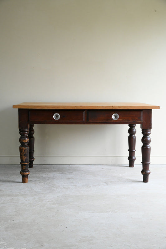 Antique Pine Kitchen Table
