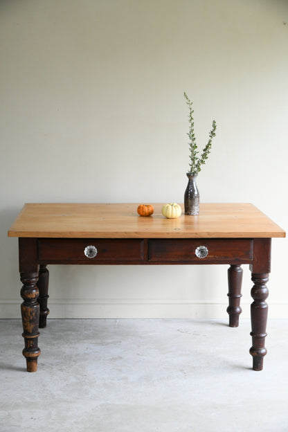 Antique Pine Kitchen Table