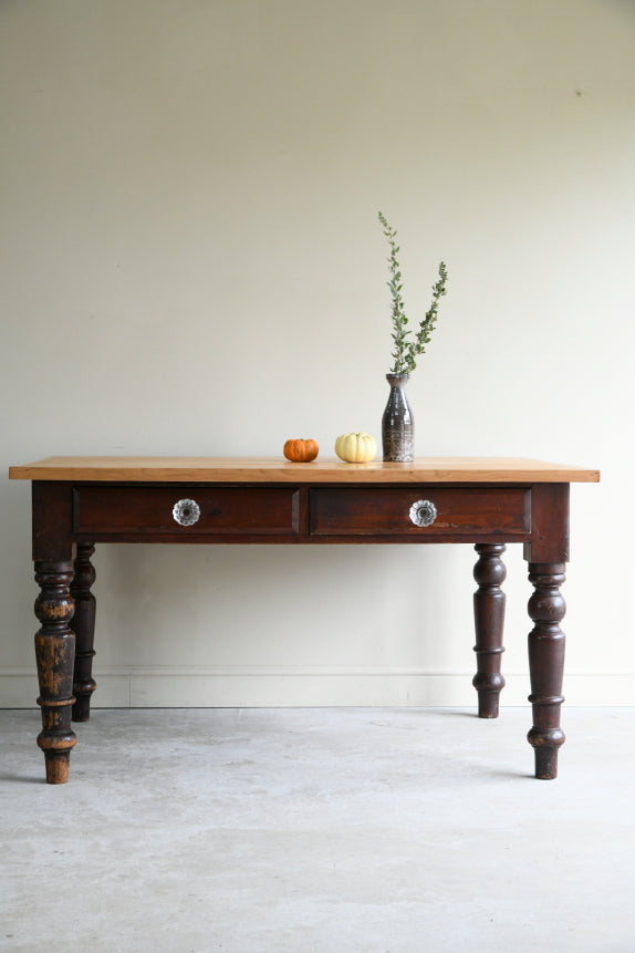 Antique Pine Kitchen Table