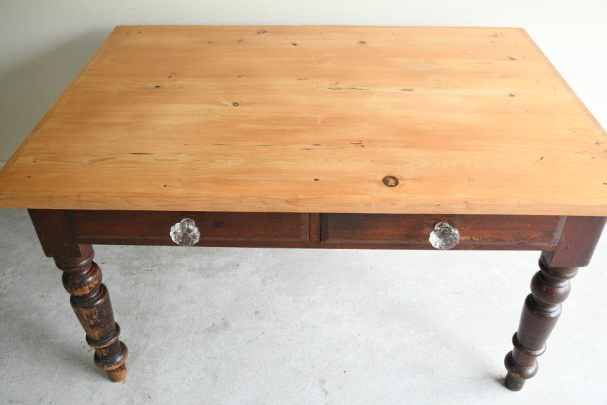 Antique Pine Kitchen Table