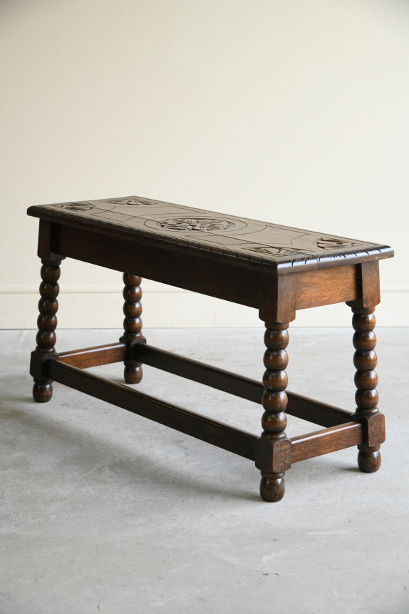 Traditional Style Oak Stool