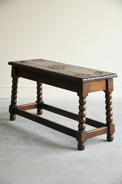 Traditional Style Oak Stool