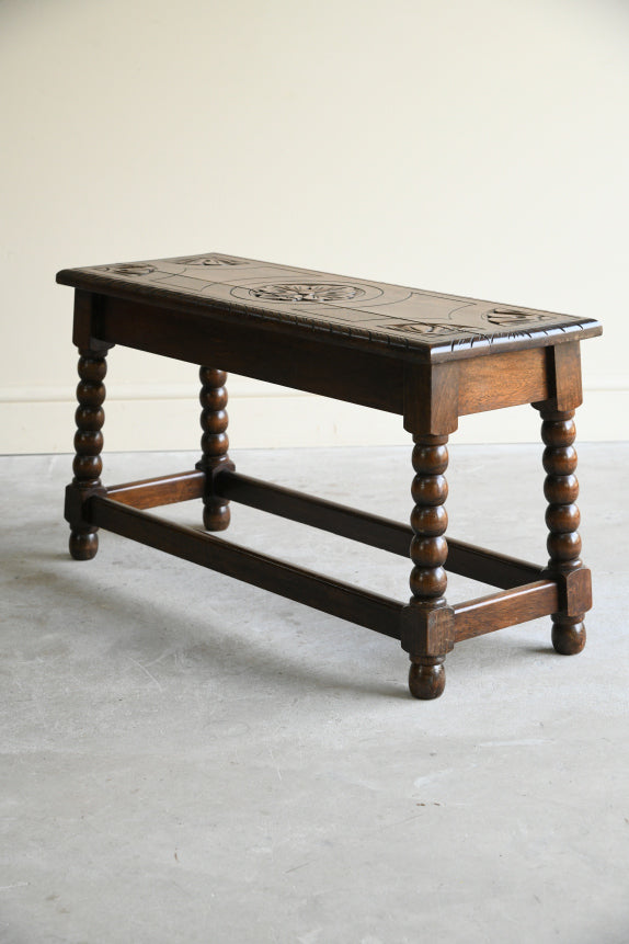Traditional Style Oak Stool