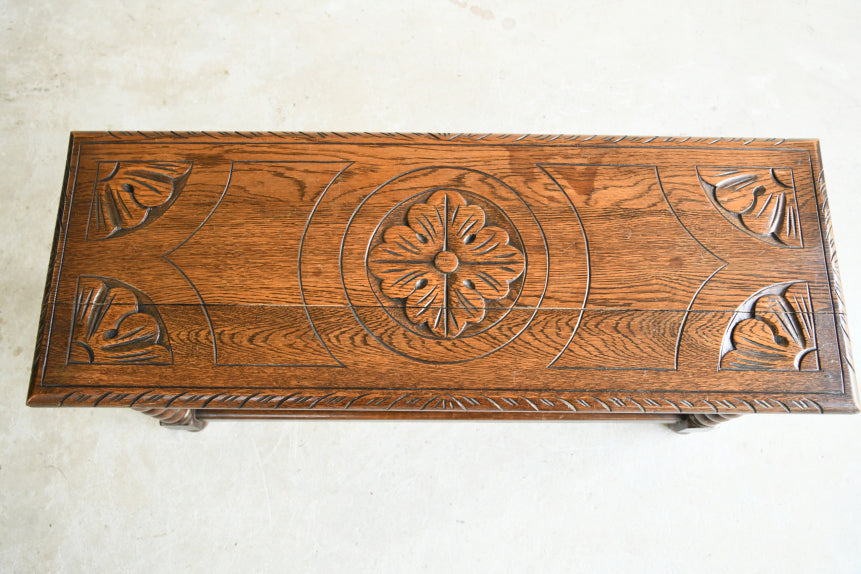 Traditional Style Oak Stool