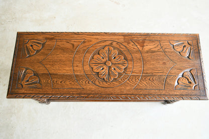 Traditional Style Oak Stool