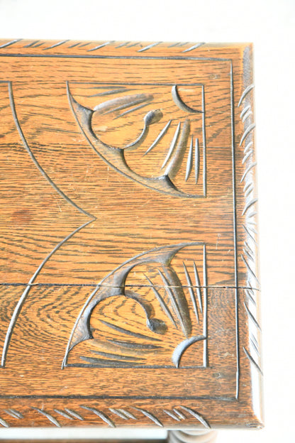 Traditional Style Oak Stool