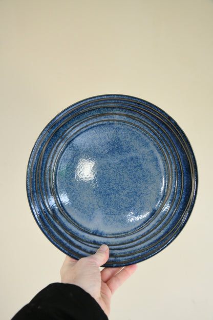 Blue Glazed Pottery Bowl