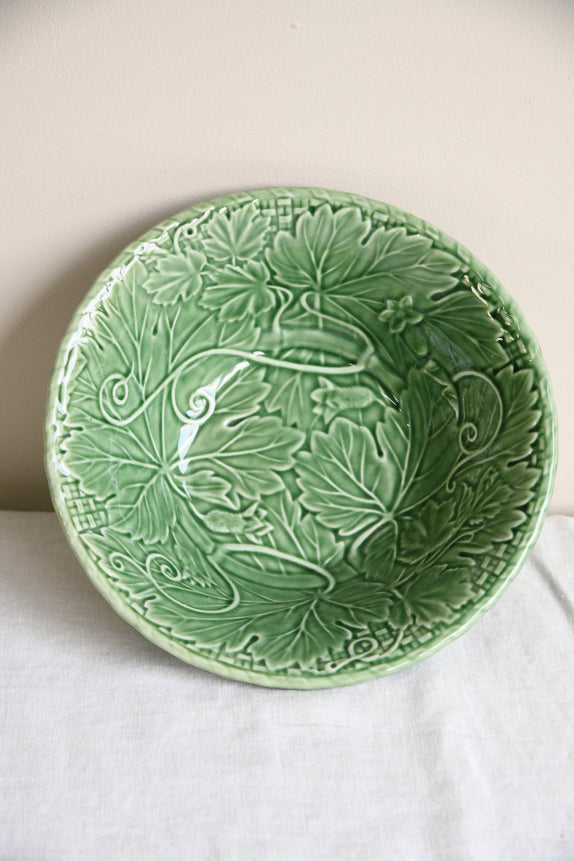 Bordallo Pinheiro Green Ivy Leaf Bowl