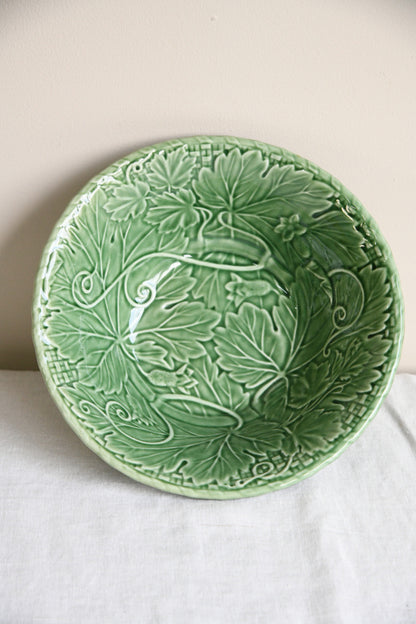 Bordallo Pinheiro Green Ivy Leaf Bowl