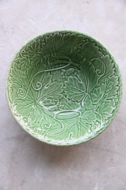 Bordallo Pinheiro Green Ivy Leaf Bowl