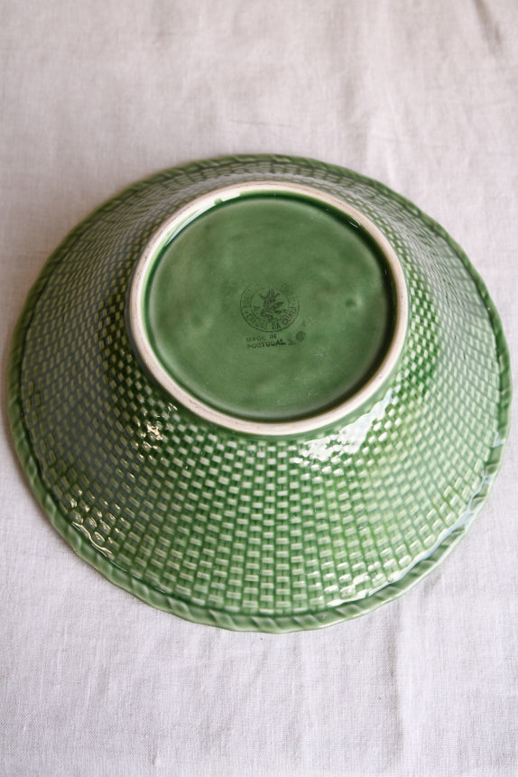 Bordallo Pinheiro Green Ivy Leaf Bowl