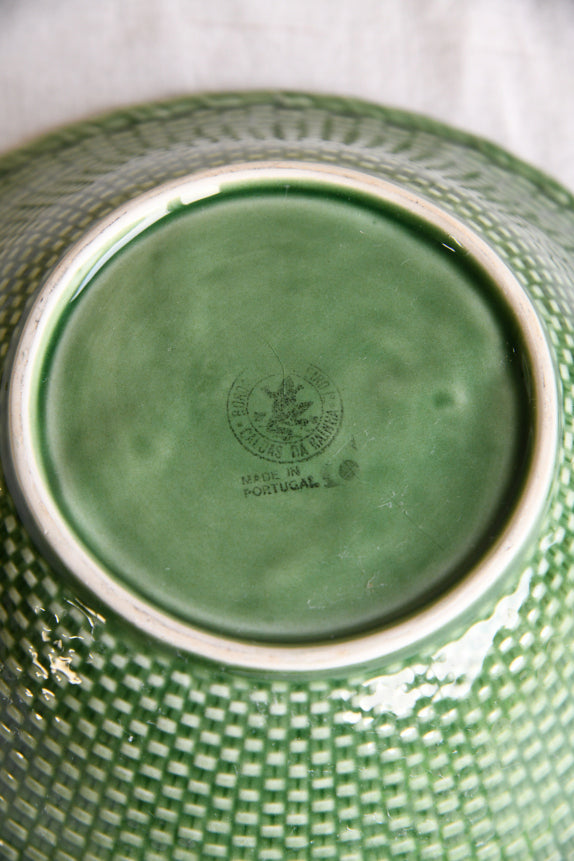 Bordallo Pinheiro Green Ivy Leaf Bowl
