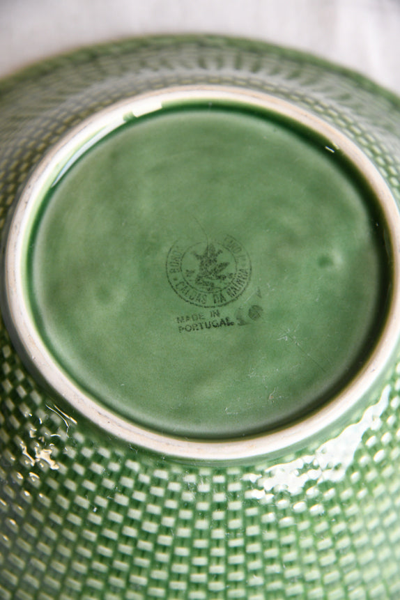 Bordallo Pinheiro Green Ivy Leaf Bowl