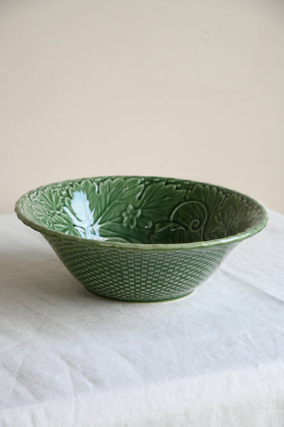 Bordallo Pinheiro Green Ivy Leaf Bowl