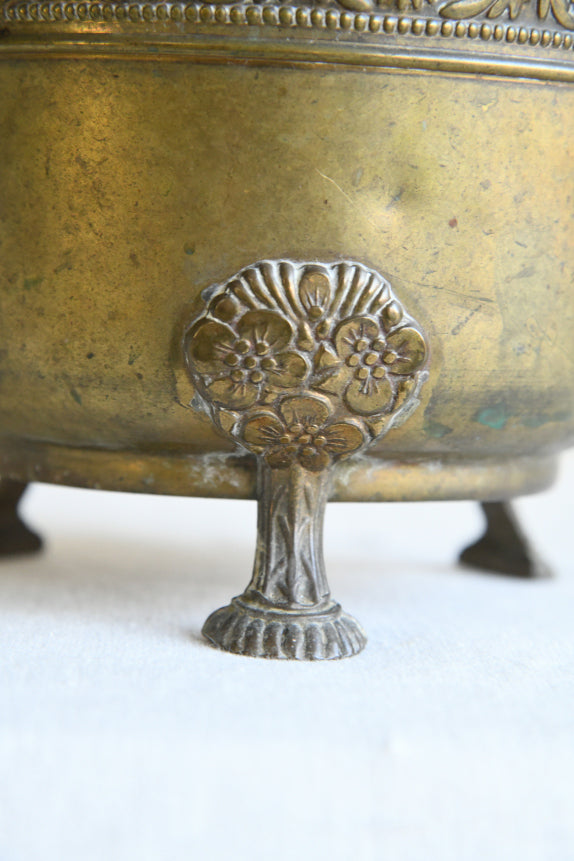 Edwardian Brass Planter