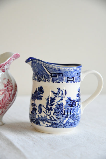 Vintage Transferware Milk Jugs