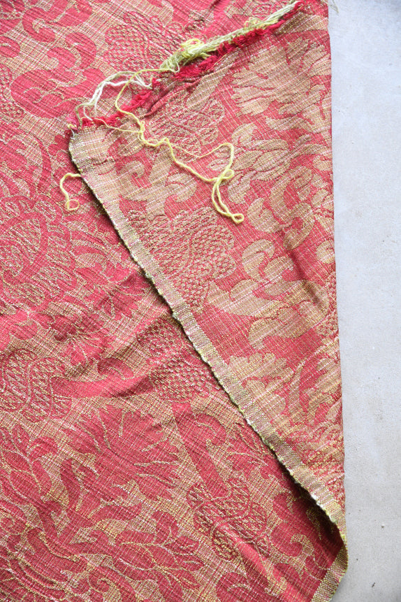Red Damask Upholstery Fabric