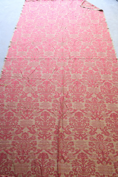 Red Damask Upholstery Fabric