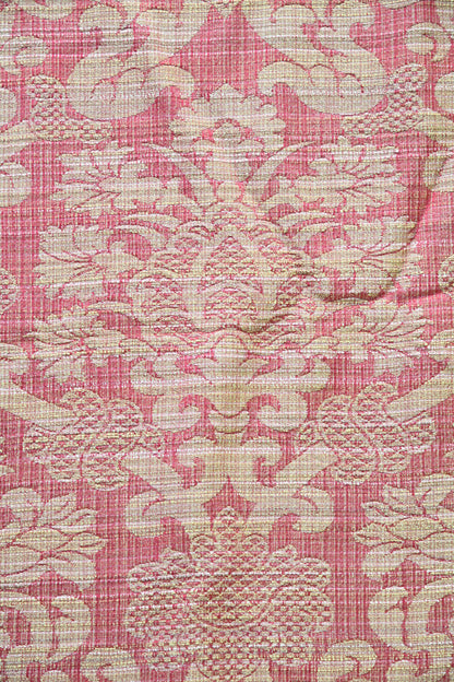 Red Damask Upholstery Fabric