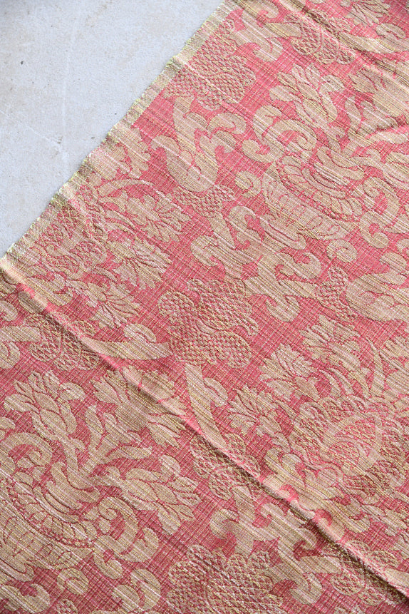 Red Damask Upholstery Fabric