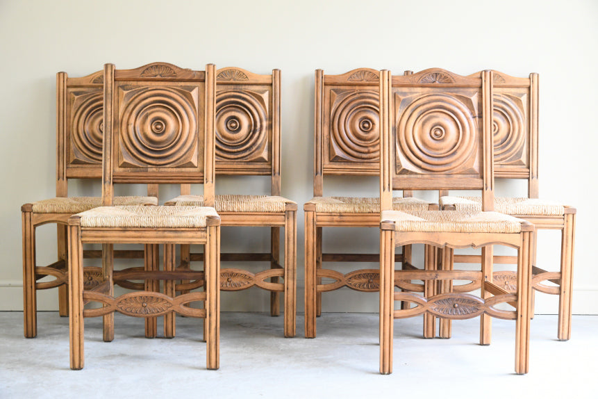 Set 6 French Dudouyt Style Dining Chairs