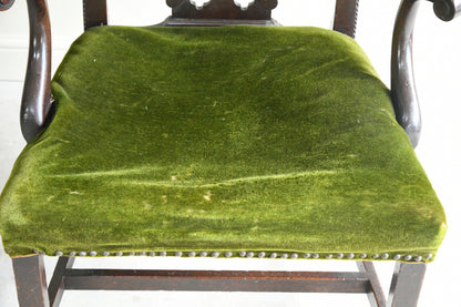 Antique Georgian Mahogany Armchair