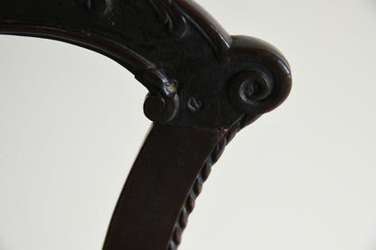 Antique Georgian Mahogany Armchair