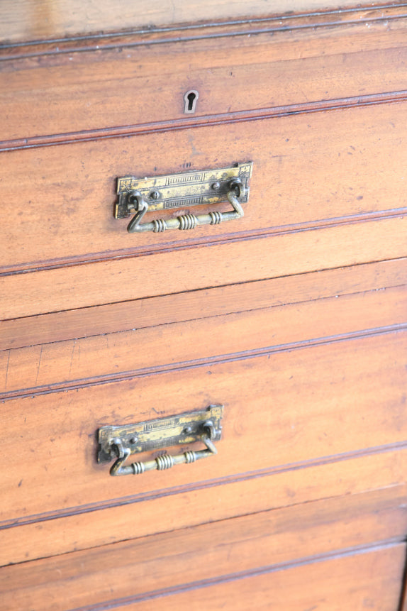 Jas Shoolbred Edwardian Walnut Chest of Drawers