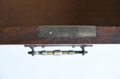 Jas Shoolbred Edwardian Walnut Chest of Drawers