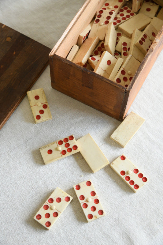 Vintage Bone Dominoes