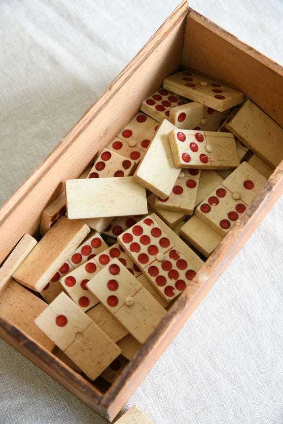 Vintage Bone Dominoes