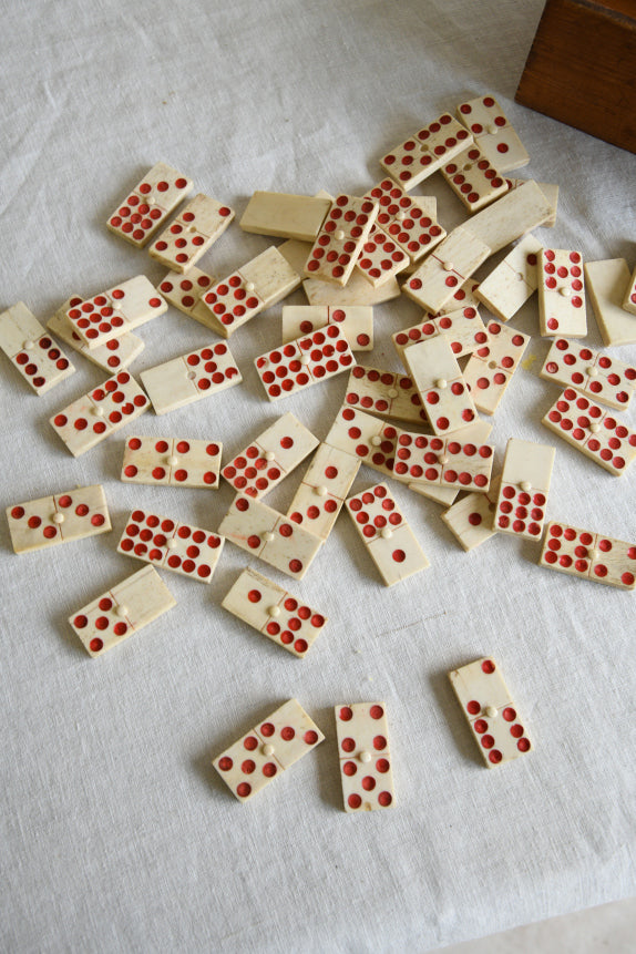 Vintage Bone Dominoes