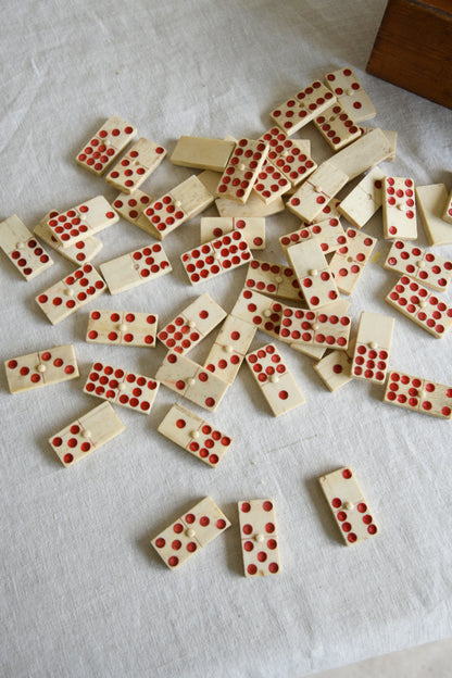 Vintage Bone Dominoes