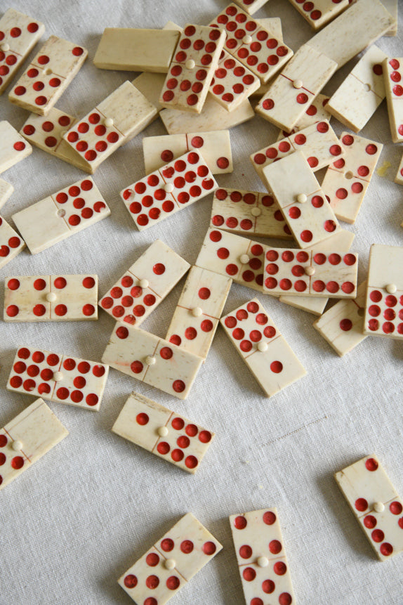 Vintage Bone Dominoes