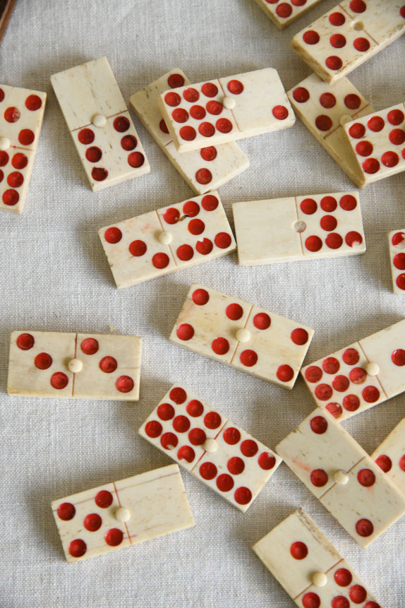 Vintage Bone Dominoes