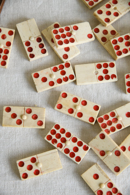 Vintage Bone Dominoes