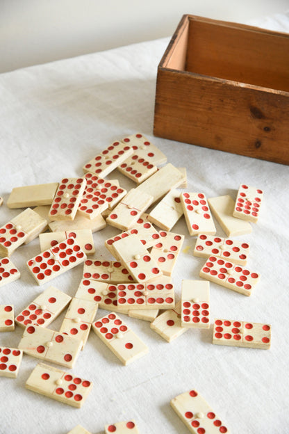 Vintage Bone Dominoes