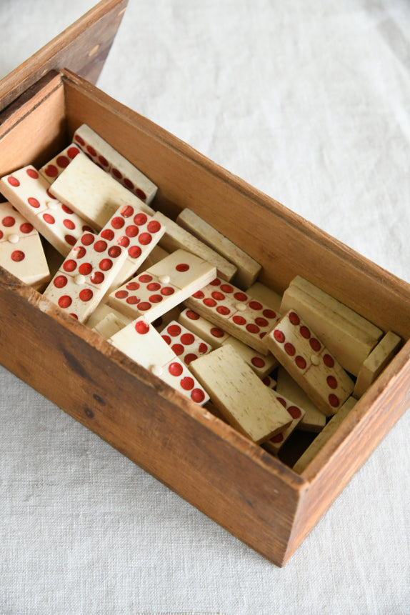 Vintage Bone Dominoes