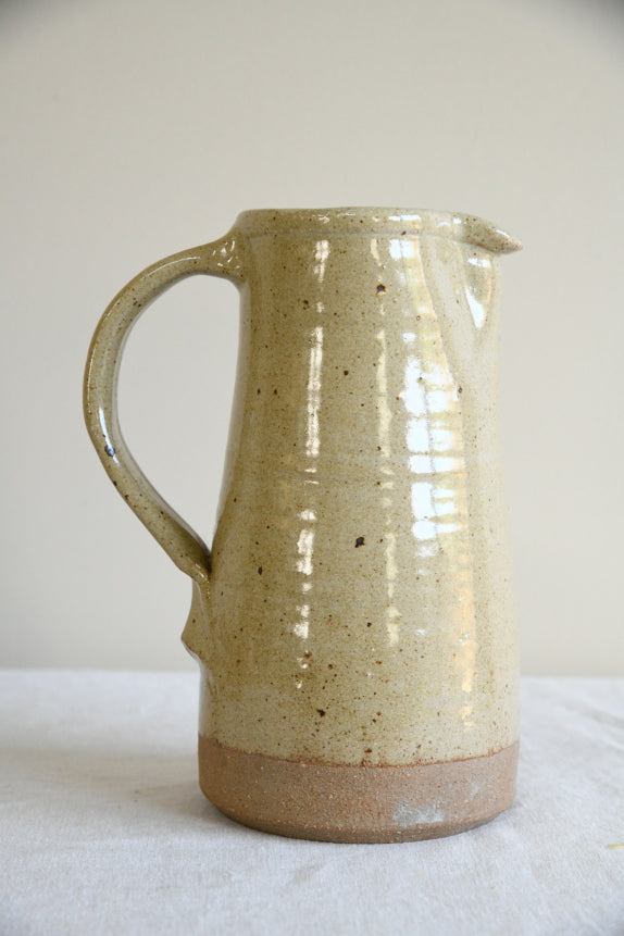Cream Glazed Stoneware Jug