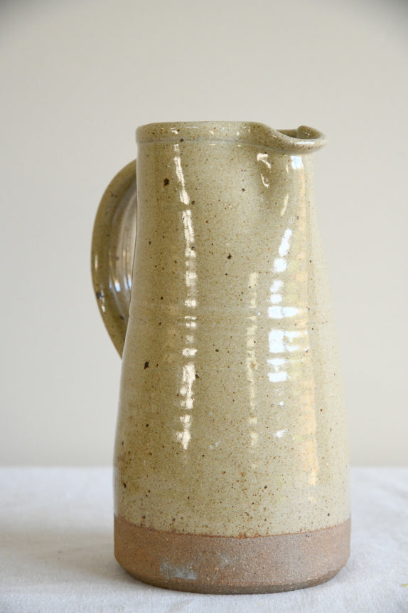 Cream Glazed Stoneware Jug