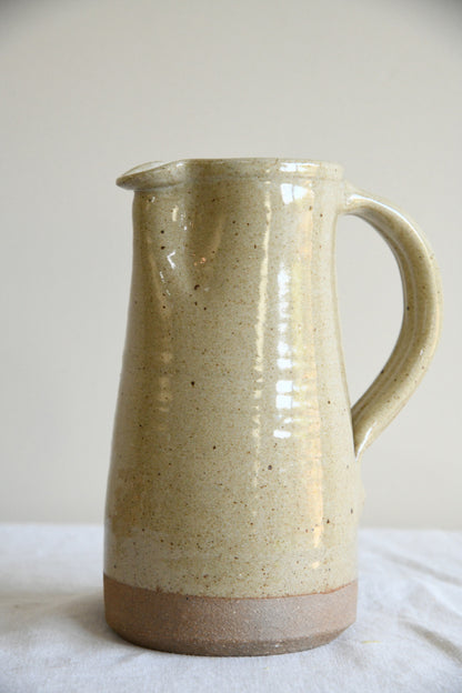 Cream Glazed Stoneware Jug