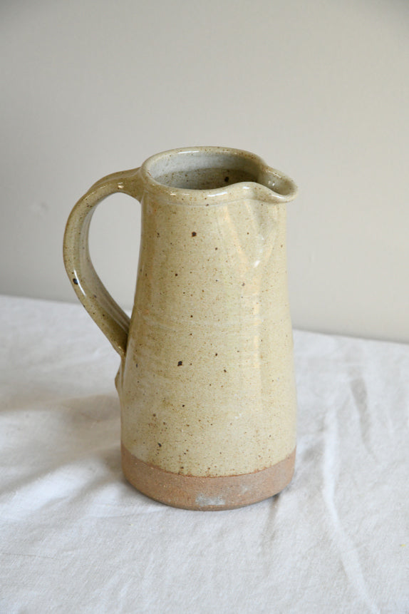 Cream Glazed Stoneware Jug