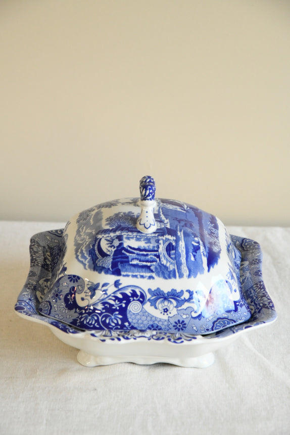 Spode Italian Blue & White Serving Tureen