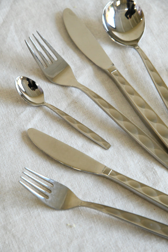 Retro 8 Place Setting Noritake La Seine Cutlery Set
