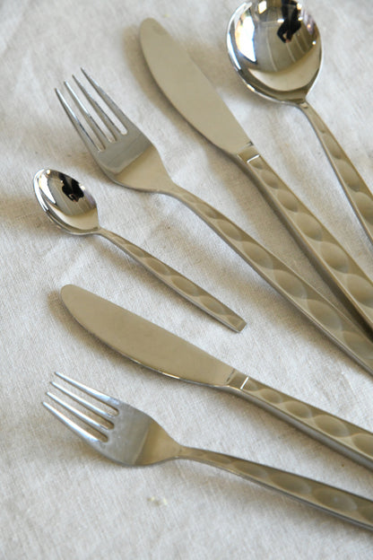 Retro 8 Place Setting Noritake La Seine Cutlery Set